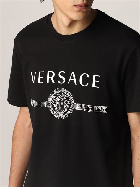 versace shirt cotton|versace t shirts men's.